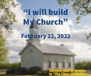 I Will Build My Church