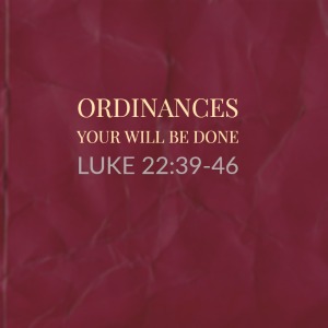 Ordinances – Your Will Be Done