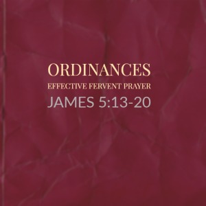 Ordinances – Effective Fervent Prayer