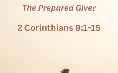 The Prepared Giver