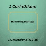 1 Corinthians