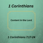 1 Corinthians