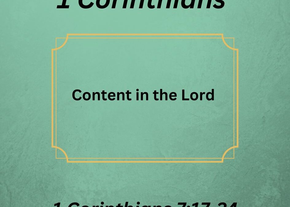 Content in the Lord
