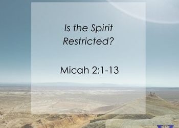 Is The Spirit Restricted?