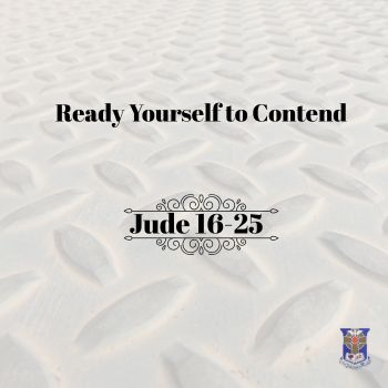 Ready Yourself to Contend