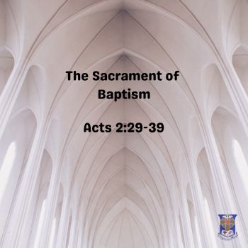 The Sacrament of Baptism
