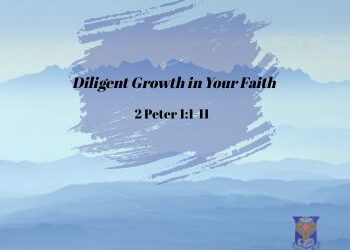 Diligent Growth in Your Faith